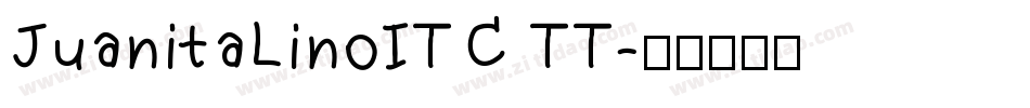 JuanitaLinoITC TT字体转换